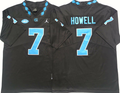 North Carolina Tar Heels Black #7 HOWELL Jersey