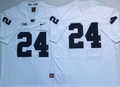 Penn State Nittany Lions White #24 Jersey