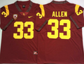 USC Trojans Red #33 ALLEN Jersey