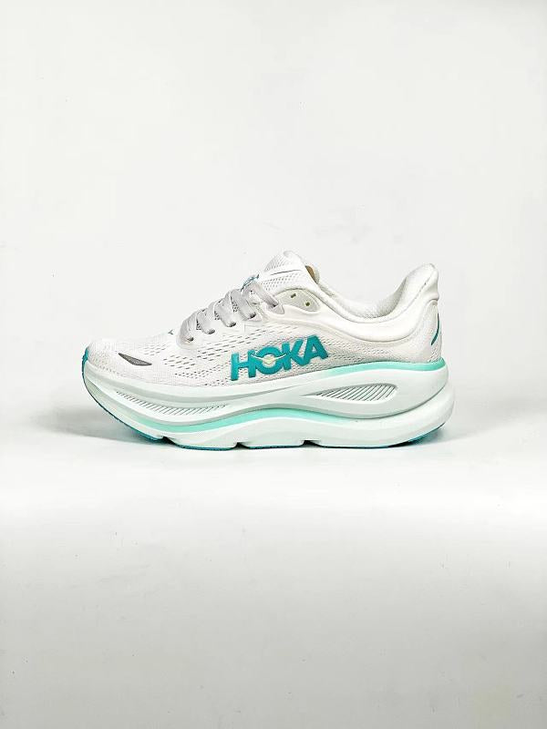 HOKA ONE ONE Women's Bondi 9 "White / Mint Leaf"