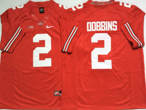 Ohio State Buckeyes Red #2 DOBBINS Jersey