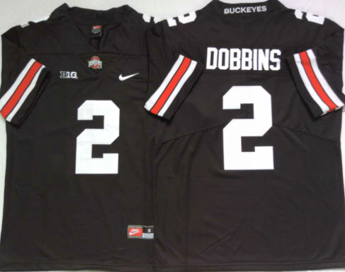 Ohio State Buckeyes Black #2 DOBBINS Jersey