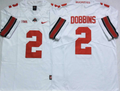 Ohio State Buckeyes White #2 DOBBINS Jersey
