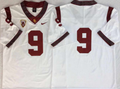 USC Trojans White #9 Jersey