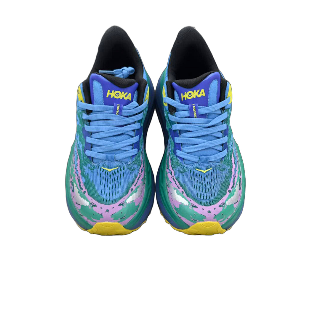 HOKA ONE ONE Stinson 7 "Eucalyptus / Impatiens Pink"