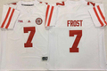 Nebraska Huskers White #7 FROST Jersey