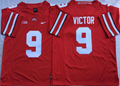 Ohio State Buckeyes Red #9 VICTOR Jersey