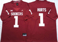 Oklahoma Sooners Red #1 HURTS Jersey