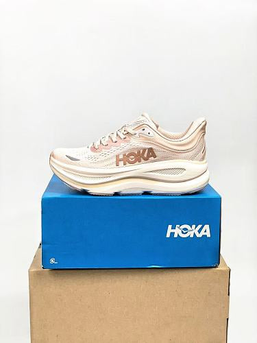 HOKA ONE ONE Women's Bondi 9 "Rose Latte / Rose Cream"