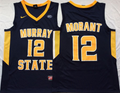 Murray State Racers Blue #12 MORANT Jersey