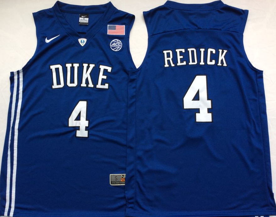 Duke Blue Devils Blue #4 REDICK Jersey