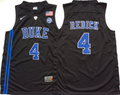 Duke Blue Devils Black #4 REDICK Jersey