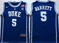 Duke Blue Devils Blue #5 BARRETT Jersey