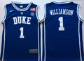 Duke Blue Devils Blue #1 WILLIAMSON Jersey