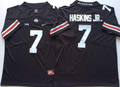 Ohio State Buckeyes Black #7 HASKINS JR. Jersey