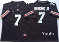 Ohio State Buckeyes Black #7 HASKINS JR. Jersey