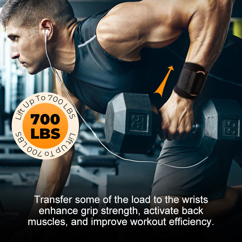 🔥Hot Sale 49% 0FF🔥Heavy Duty Weight Lifting Wrist Hook Straps