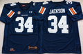 Auburn Tigers Blue #34 JACKSON Jersey