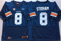 Auburn Tigers Blue #8 STIDHAM Jersey
