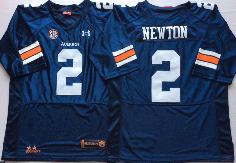 Auburn Tigers Blue #2 NEWTON Jersey