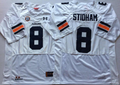 Auburn Tigers White #8 STIDHAM Jersey