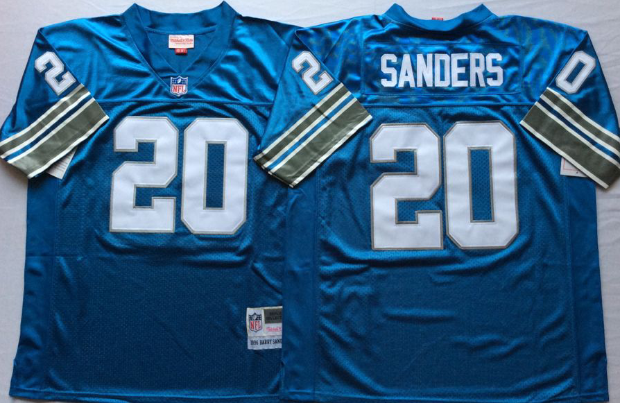 Detriot lions Blue M Jersey