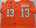 Clemson Tigers Orange #13 RENFROW Jersey