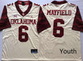 Oklahoma Sooners White Limited #6 MAYFIELD Jersey