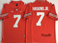 Ohio State Buckeyes Red #7 HASKINS JR. Jersey