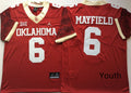 Oklahoma Sooners Red #6 MAYFIELD Jersey