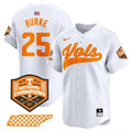Men's Tennessee Volunteers #25 Blake Burke White 2024 Champions Vapor
