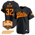 Men's Tennessee Volunteers #32 Drew Beam Black 2024 Champions Vapor Limited