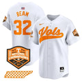 Men's Tennessee Volunteers #32 Drew Beam White 2024 Champions Vapor Limited