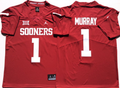 Oklahoma Sooners Red #1 MURRAY Jersey