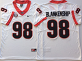Georgia Bulldogs White #98 BLANKENSHIP Jersey