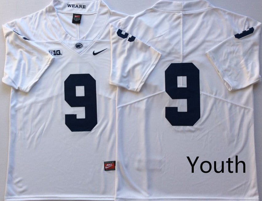 Penn State Nittany Lions White #9 MCSORLEY Jersey
