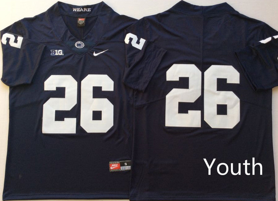 Penn State Nittany Lions Blue #26 BARKLEY Jersey