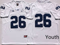 Penn State Nittany Lions White #26 BARKLEY Jersey