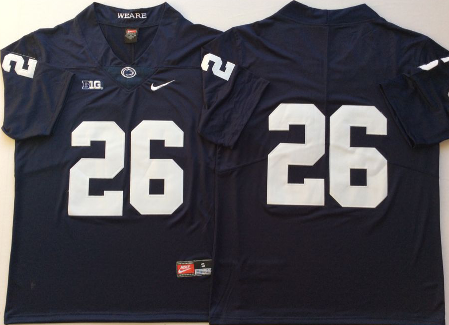 Penn State Nittany Lions Blue #26 BARKLEY Jersey