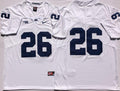 Penn State Nittany Lions White #26 Jersey