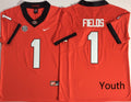 Georgia Bulldogs Red #1 FIELDS Jersey