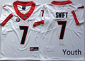 Georgia Bulldogs White #7 SWIFT Jersey