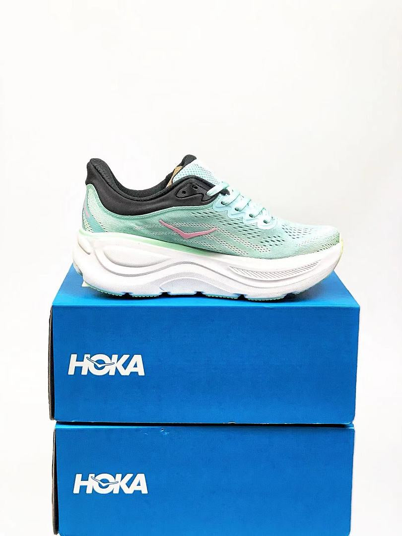 HOKA ONE ONE Women's Bondi 9 "Mint Leaf / Pink"