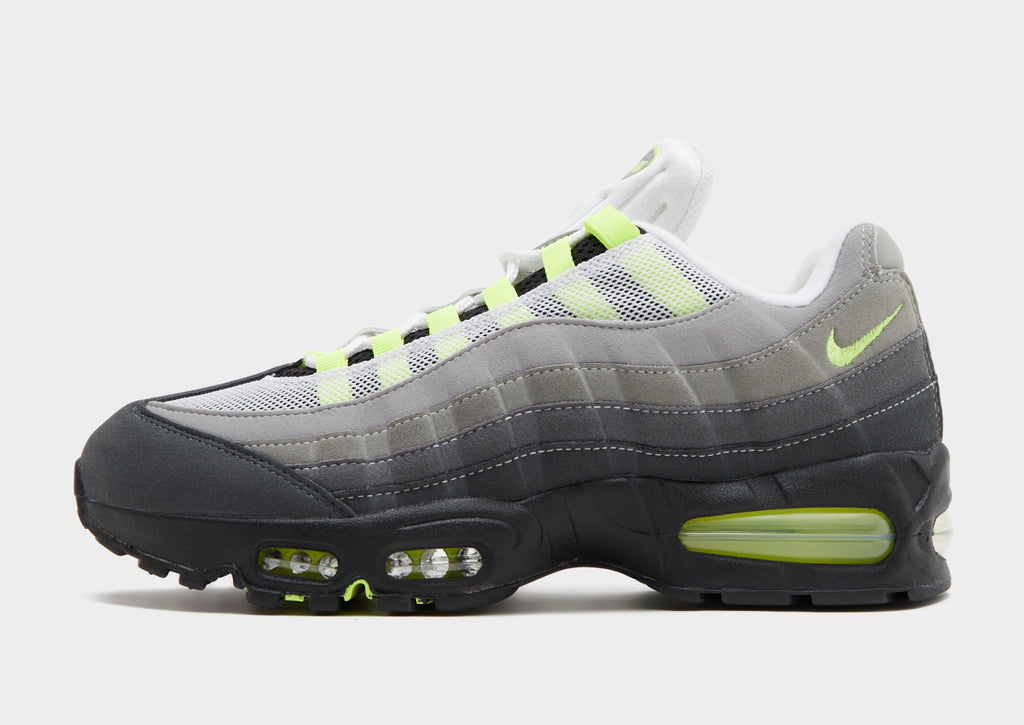 Nike Air Max 95 OG Neon Yellow Grey Casual Sneakers