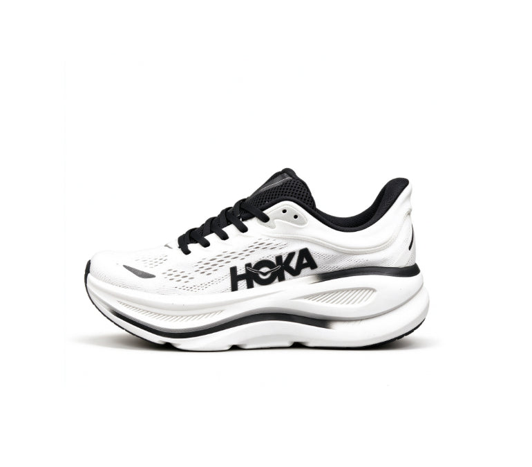 HOKA ONE ONE Bondi 9 "White / Black / Castlerock"