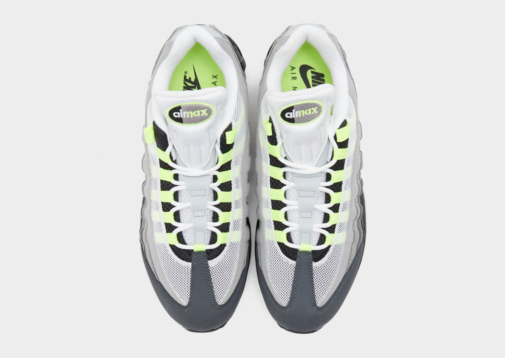 Nike Air Max 95 OG Neon Yellow Grey Casual Sneakers