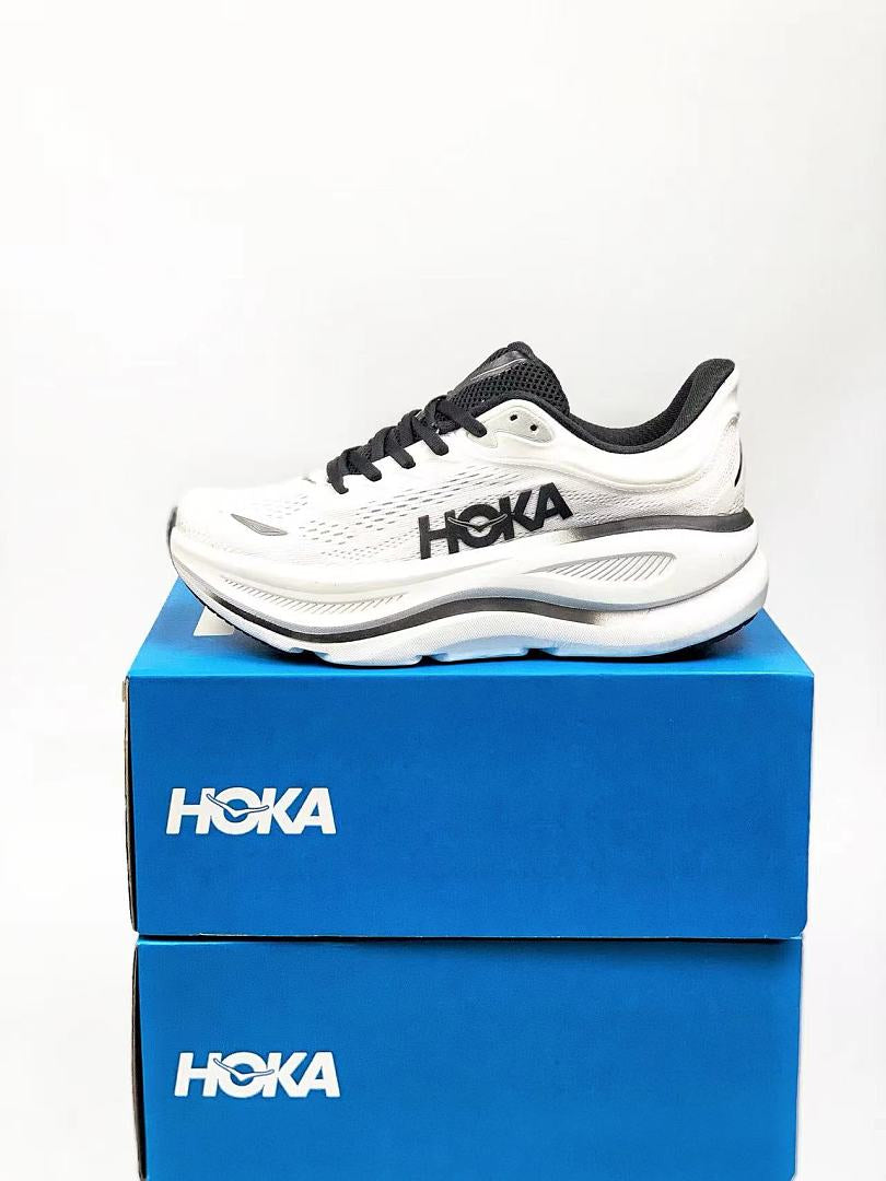 HOKA ONE ONE Bondi 9 "White / Black / Castlerock"