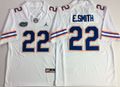 Jordan Florida Gators White #22 E.SMITH Jersey