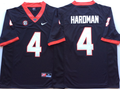 Georgia Bulldogs Black #4 HARDMAN Jersey