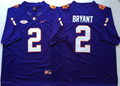Clemson Tigers Purple #2 BRYANT Jersey